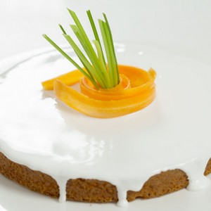 Gâteau glacé aux carottes