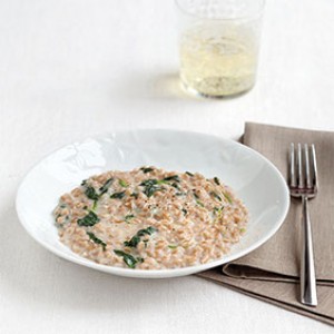 Risotto d'épeautre au gorgonzola